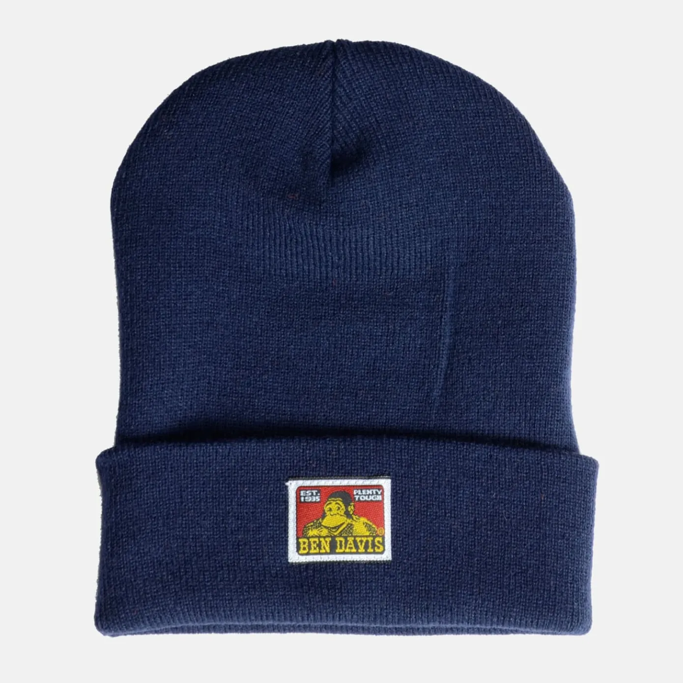 Cuffed Knit Beanie - Navy