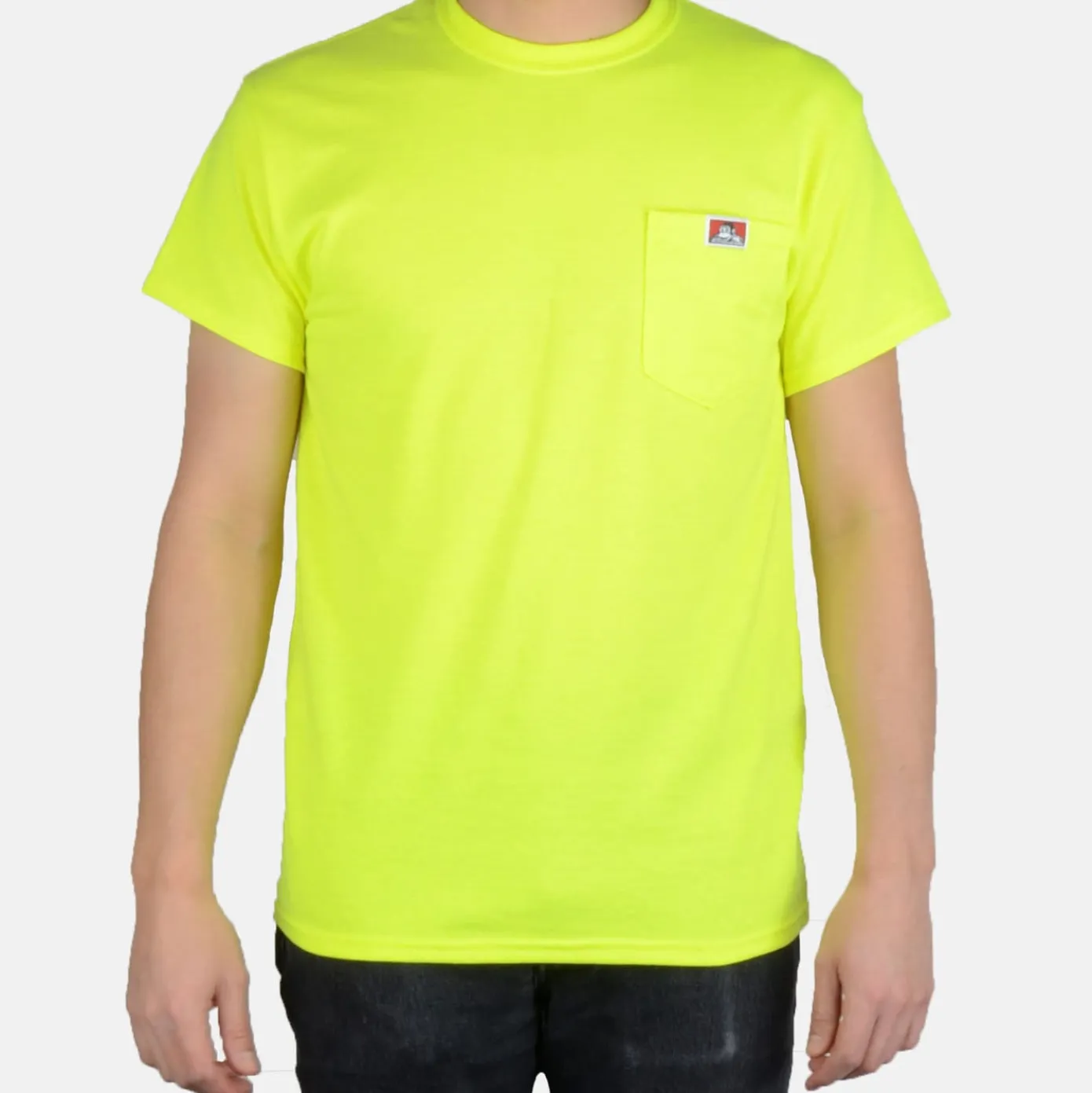 Pocket T-Shirt - Safety Green