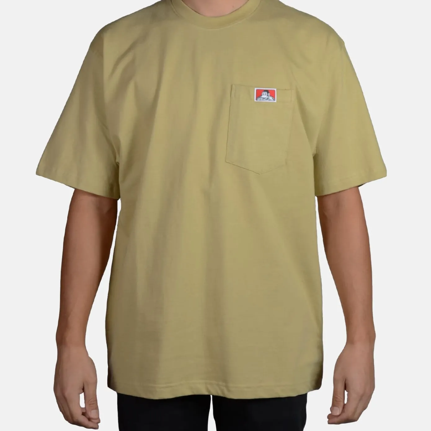 Heavy Duty Short Sleeve Pocket T-Shirt - Khaki